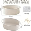 JMvicyroam Woven Basket,Small Rope Storage Bin with Handles & Ribbon Bag, Organizer for Shelves Closets,Gift Basket Empty for Birthday,Books,Dog Toys,White