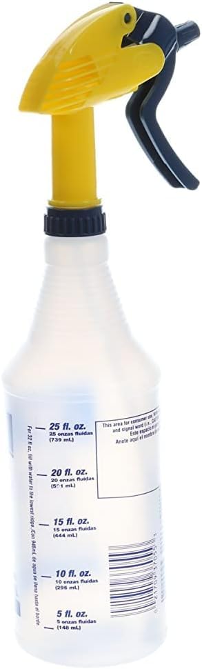 ZEP Professional Sprayer Bottle - 32 oz (Pack of 3) - HDPRO1 - Versatile Adjustable Nozzle Spray Bottles with a Fine Mist or Powerful Spray, Refillable for Diluted Concentrate