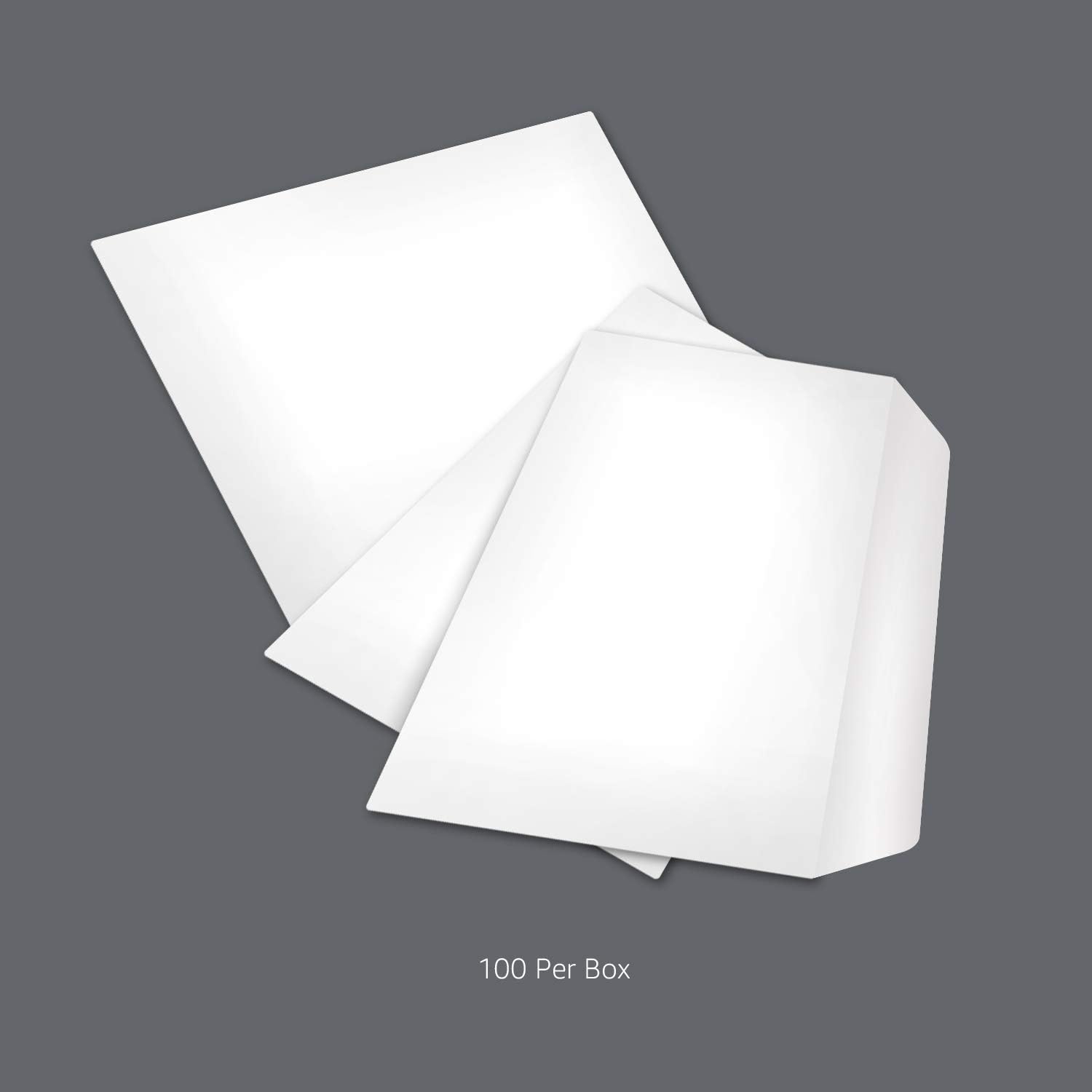 Amazon Basics #6 3/4 Security-Tinted Self-Seal Envelopes for Home & Office, White, 100-Pack