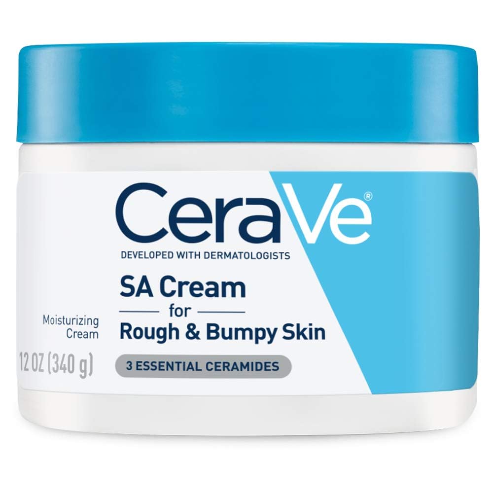 CeraVe Moisturizing Cream with Salicylic Acid, Exfoliating Body Cream with