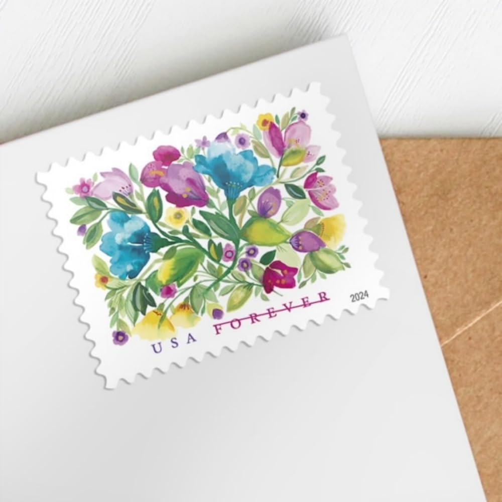 United States Postal Service Celebration Blooms (Sheet of 20) Forever Postage Stamps Scott #5849