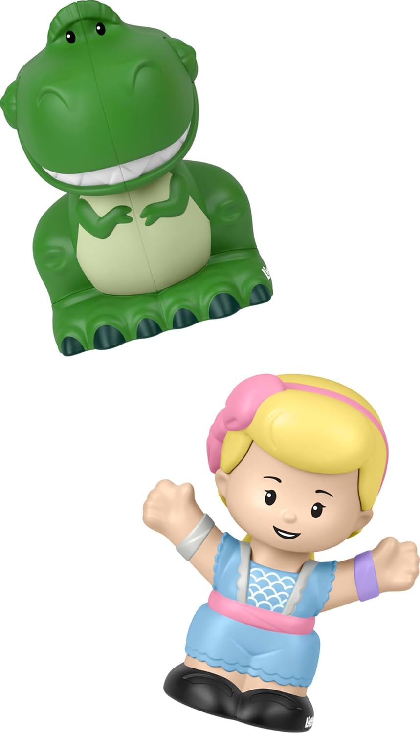 Fisher-Price Little People Toddler Toys Disney Pixar Toy Story Figure Pack with 4 Characters for Pretend Play Kids Ages 18+ Months