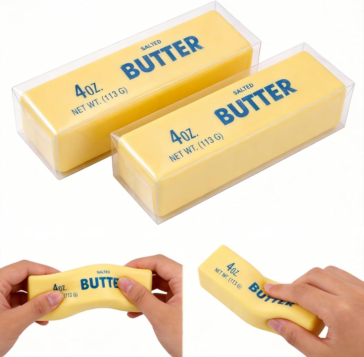 Midou Slow Rising Dumpling Squishy Butter Squeeze Toy Pack Sensory Stress Relief Squishies Soft & Stretchy Fidget Toys for Anxiety Relief Party Favors (Dumpling Squishy Butter)