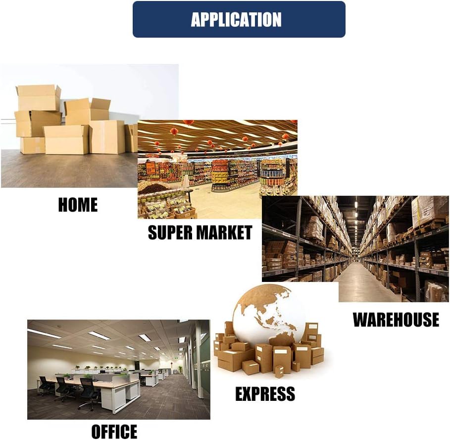 P PERFECTAPE Heavy Duty Packing Tape 6 Rolls, Total 360Y, Clear, 2.7 mil, 1.88 inch x 60 Yards, Ultra Strong, Refill for Packaging and Shipping