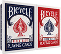Bicycle Rider Back Playing Cards, Standard Poker Size Deck of Cards, Red & Blue (2 Pack), Classic Cards for Poker, Blackjack, Family Game Night & Card Games, Fun for All Ages