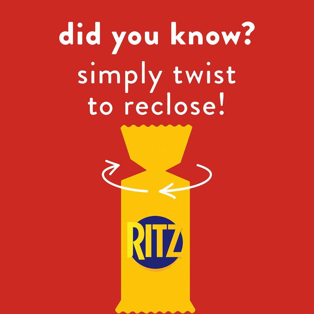 RITZ Fresh Stacks Original Crackers, Party Size, Travel Snacks, 23.7 oz (16 Multi Snack Packs)