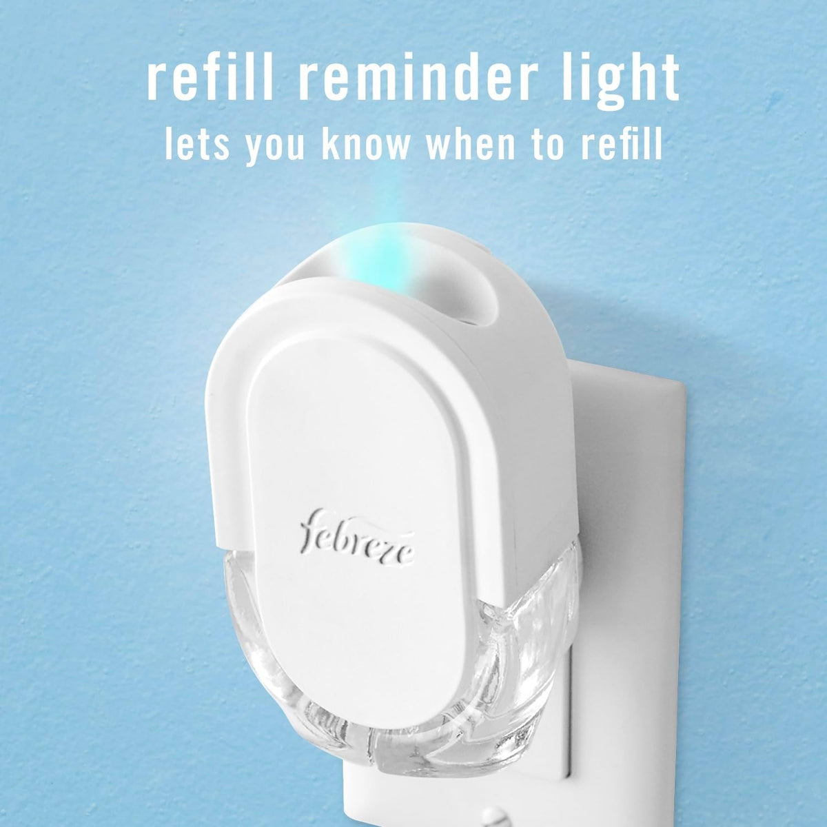 Febreze Plug In Air Freshener, Odor-Fighting Scented Oil Refill, Air