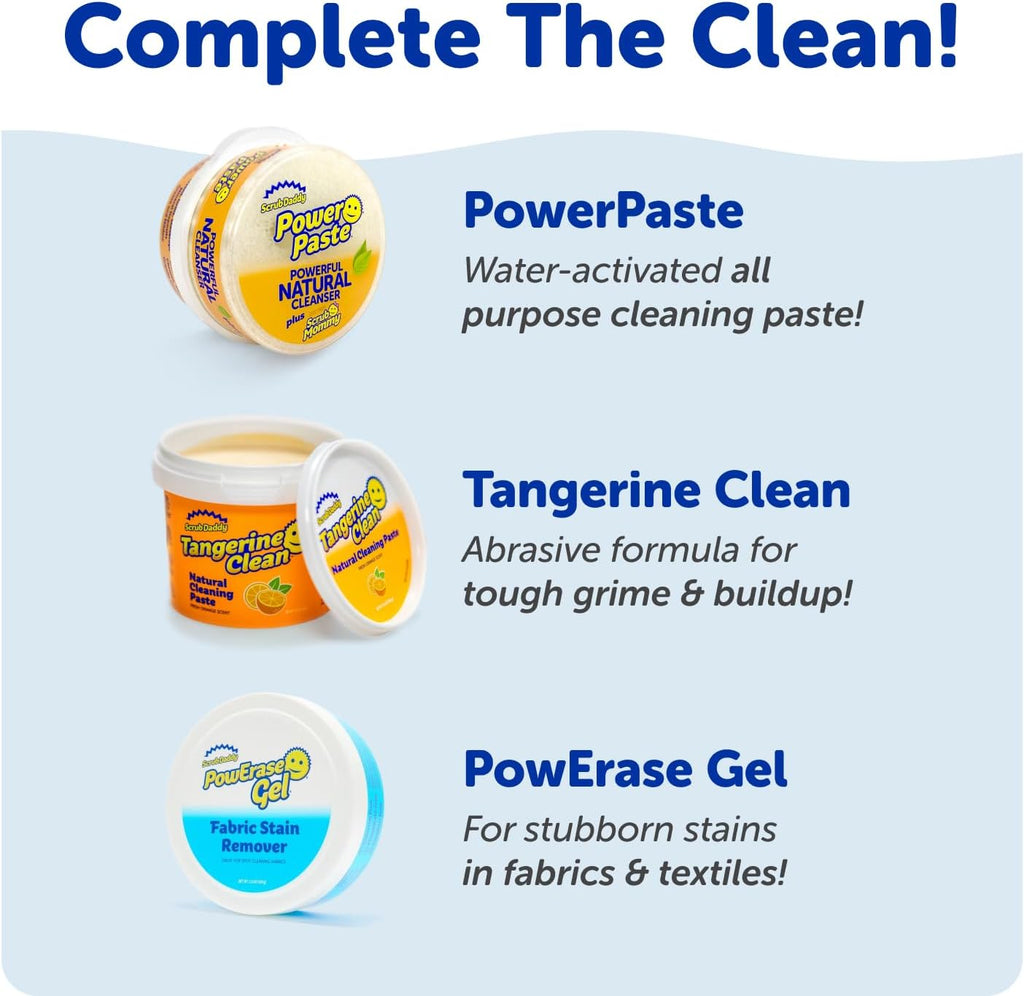 Scrub Daddy Scrub Mommy Sponges - Dish Scrubber + Non-Scratch Cleaning Sponges Kitchen, Bathroom + Multi-Surface Safe - Dual-Sided Dish Sponges for Scrubbing - Online Exclusive (3 Count)