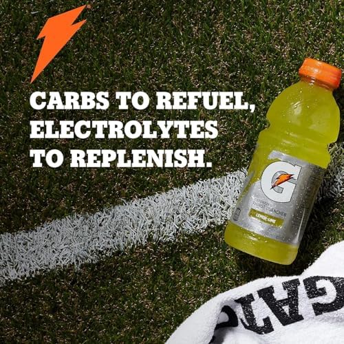Gatorade Thirst Quencher, Lemon-Lime, 20 Fl Oz (Pack of 8)