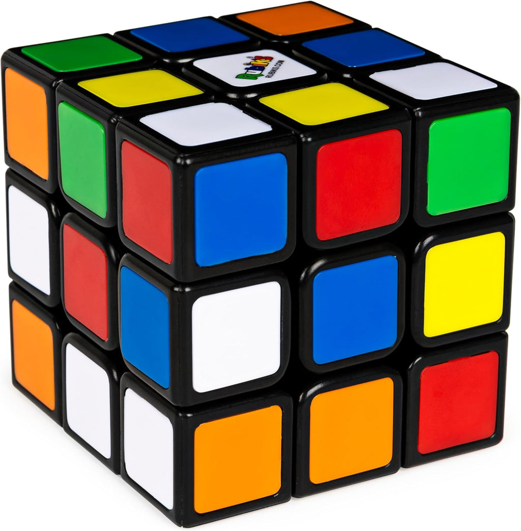 Rubik's Cube, The Original 3x3 Cube, Problem-Solving Brain Teaser, Color-Matching Puzzle, Fidget Toy, Sensory Puzzle, for Ages 8 & Up