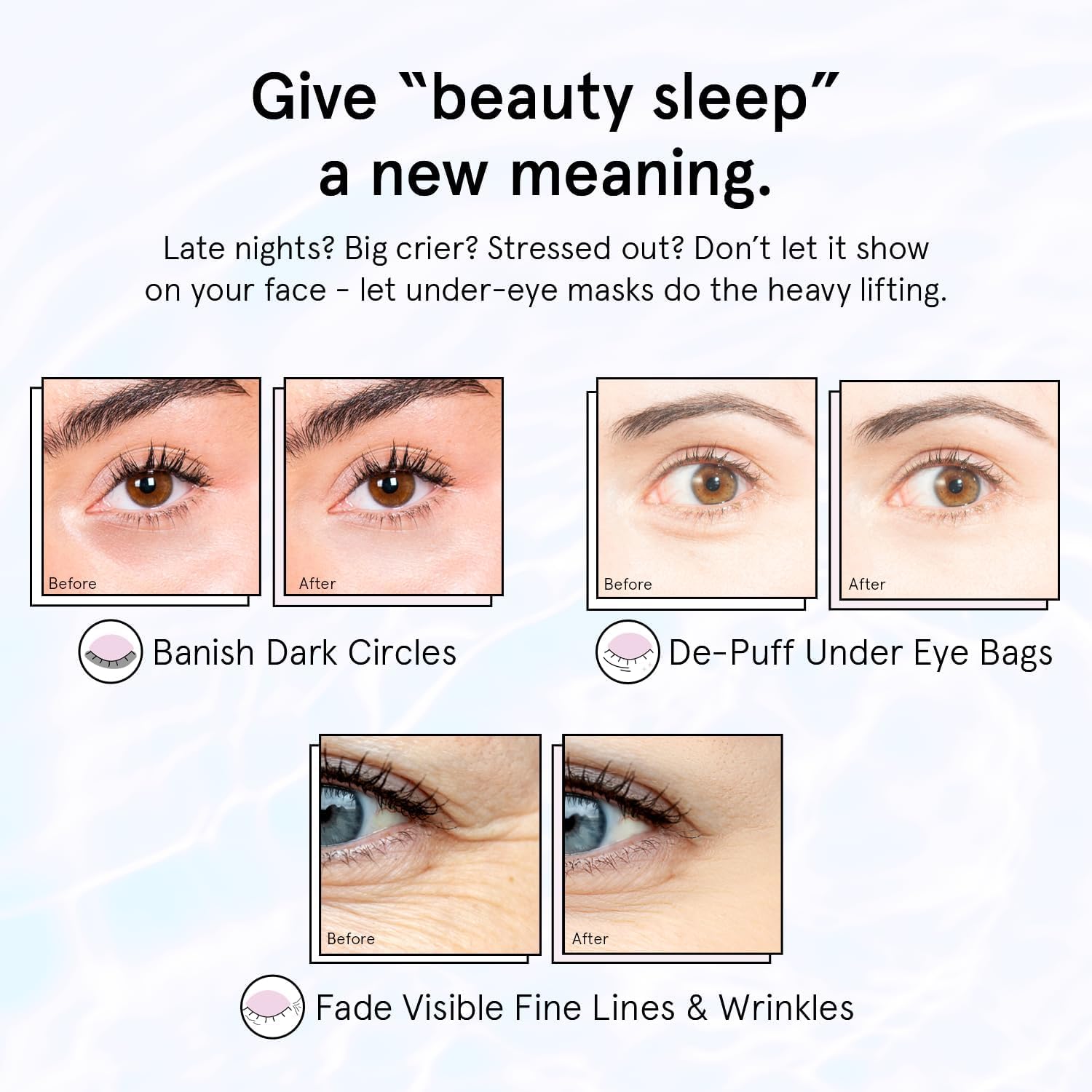 grace & stella Retinol Under Eye Patches for Puffy Eyes & Dark Circles - Restoring Gel Under Eye Masks with Hyaluronic Acid - Birthday Gifts for Women, Bachelorette Party Favors (Purple, 24 Pairs)