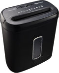 Amazon Basics 8-Sheet High Security Cross Cut Paper and Credit Card Shredder with P-4 Security, Auto Shut-off, Black