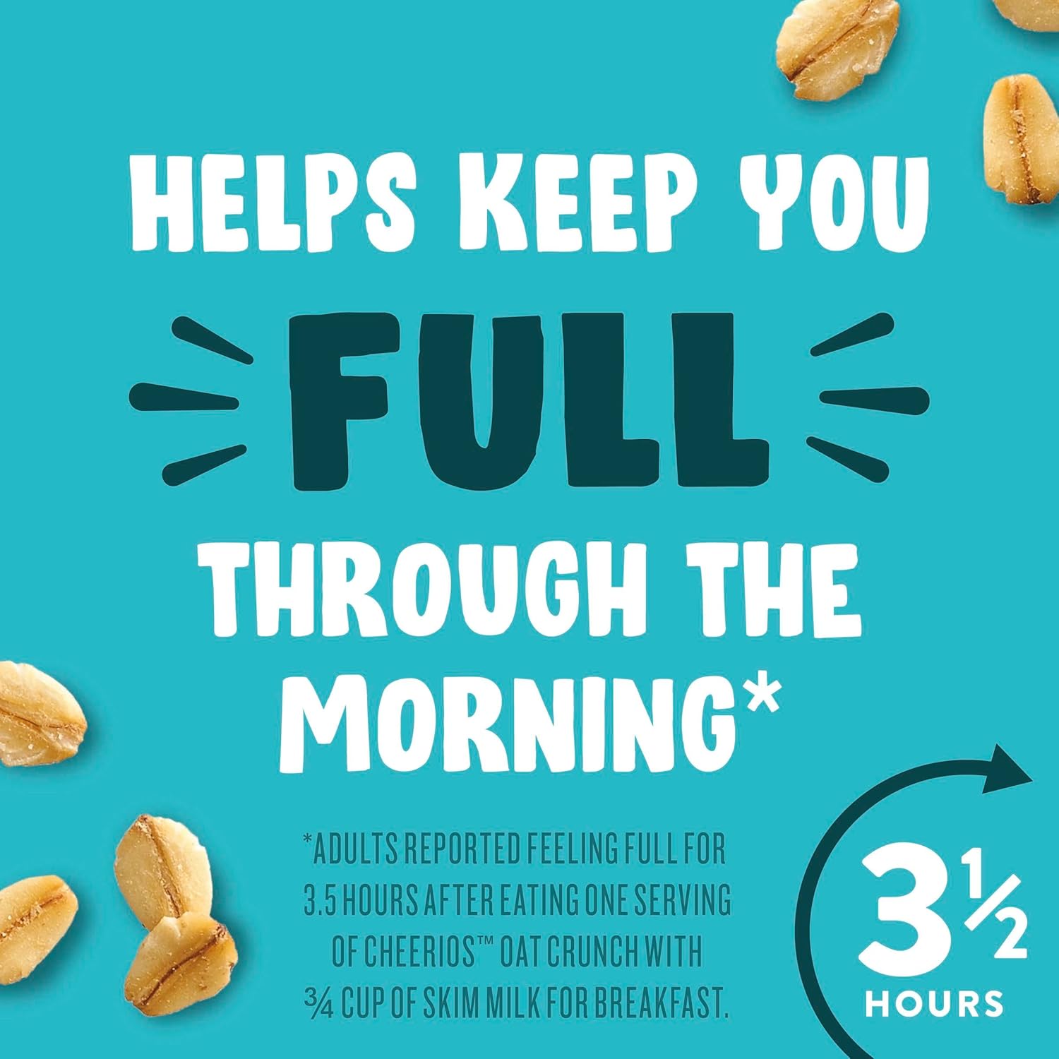 Cheerios Oat Crunch Cinnamon Breakfast Cereal, Made with Whole Grain, Family Size, 24 oz