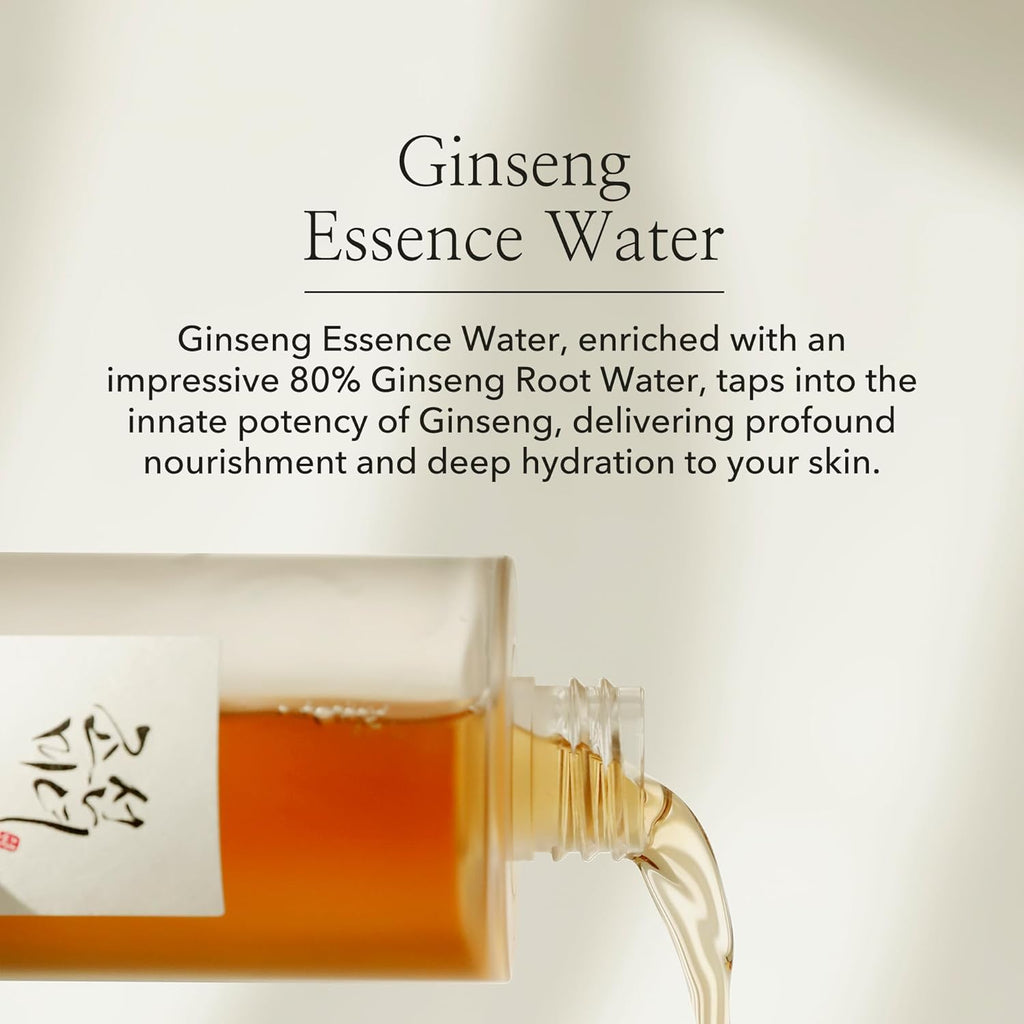 Beauty of Joseon Ginseng Essence Water Hydrating Face Toner for Dry, Dull Skin. Korean Moisturizing Skin Care for Men and Women 150ml, 5.07 fl.oz.