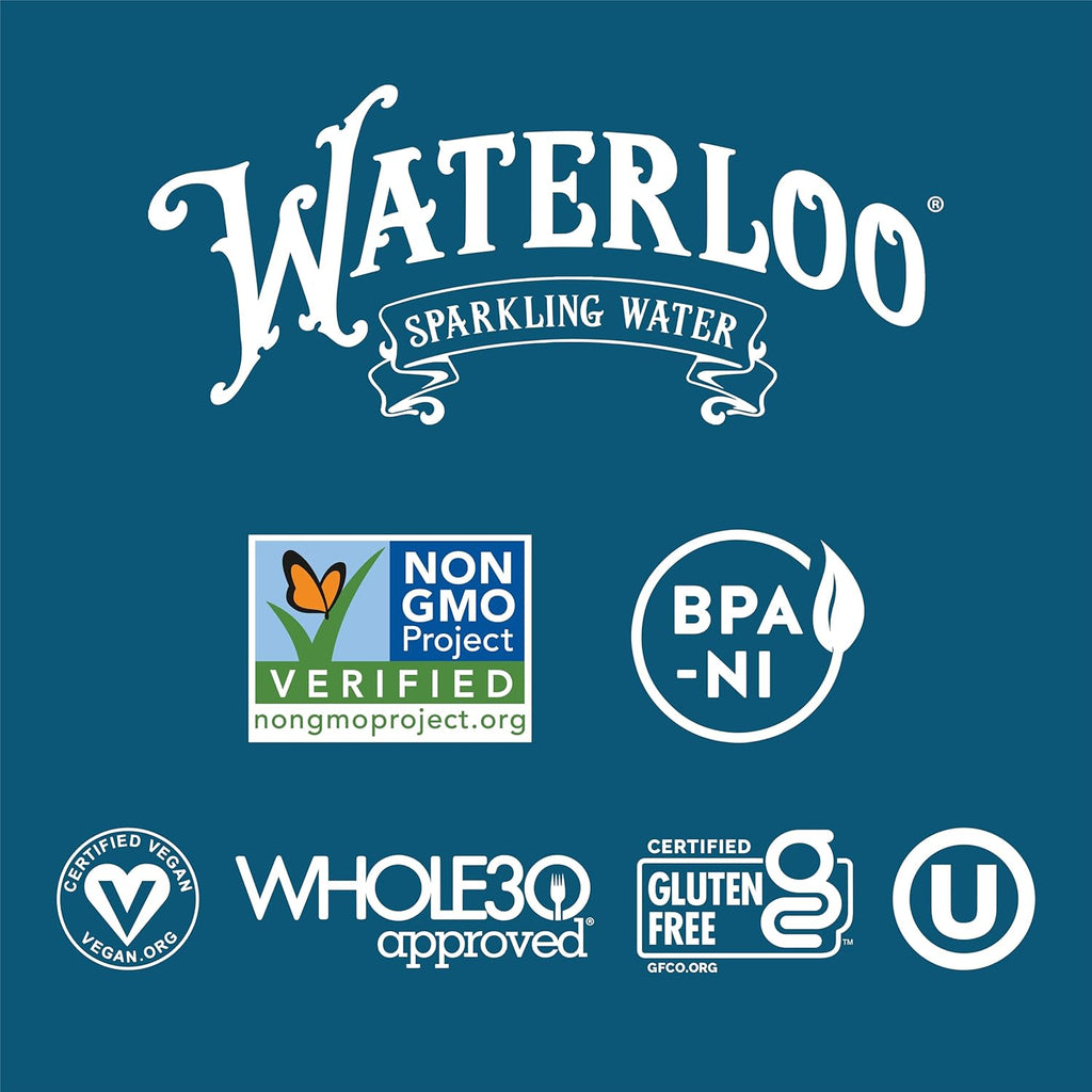 Waterloo Sparkling Water, Blackberry Lemonade Naturally Flavored, 12 Fl Oz Cans (Pack of 12) – Zero Calories and Zero Sugar or Sweeteners