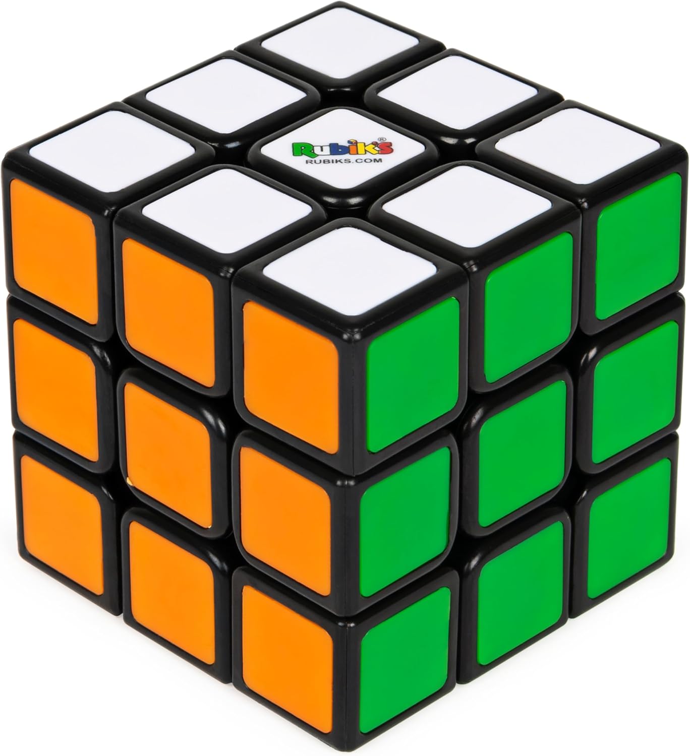 Rubik's Cube, The Original 3x3 Cube, Problem-Solving Brain Teaser, Color-Matching Puzzle, Fidget Toy, Sensory Puzzle, for Ages 8 & Up