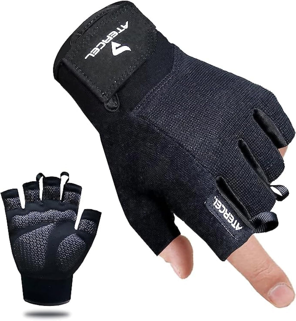 ATERCEL Workout Gloves for Men and Women, Exercise Gloves for Weight Lifting