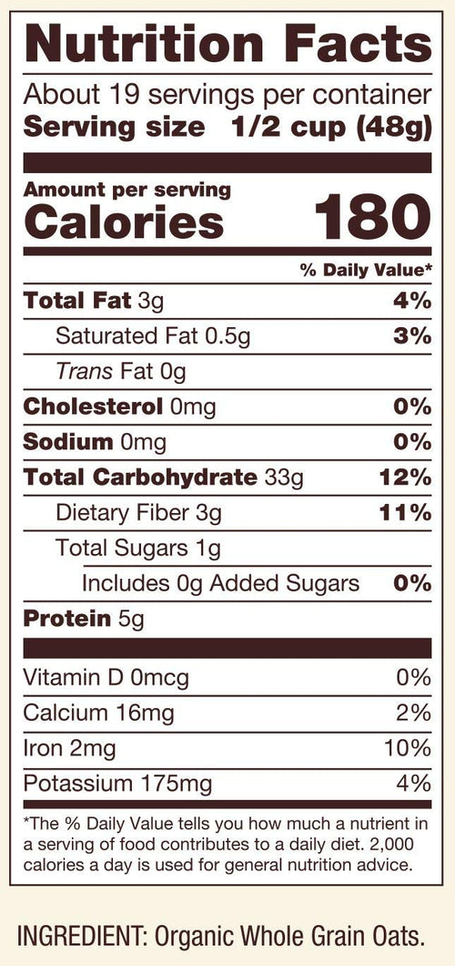 Bob's Red Mill Organic Old Fashioned Rolled Oats, 32oz (Pack of 4) - Non GMO, Whole Grain, Vegan, Kosher