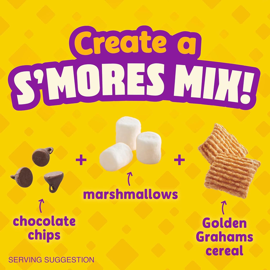 Golden Grahams Breakfast Cereal, Graham Cracker Taste, Made with Whole Grain, Family Size, 18.9 oz