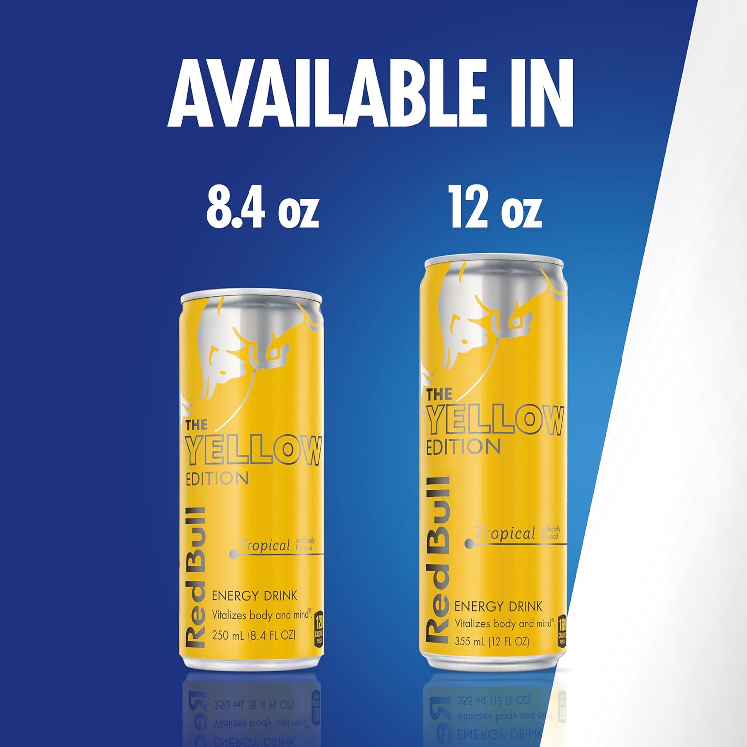Red Bull Energy Drink, Tropical, Yellow Edition, 8.4 Fl Oz (24 Count)