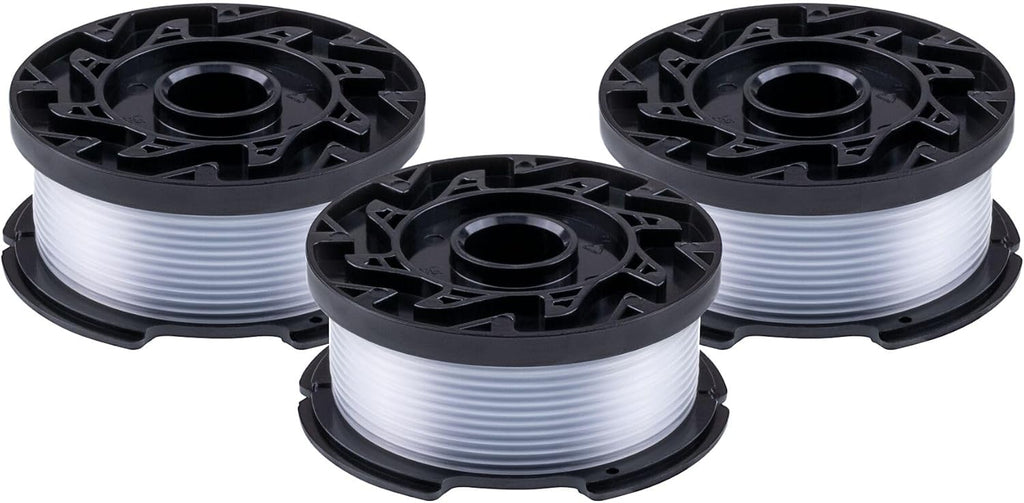 BLACK+DECKER Weed Eater String, Trimmer Line, 3-Pack, 30-Feet of Replacement Spool, 0.065-Inch Diameter (AF1003ZP)