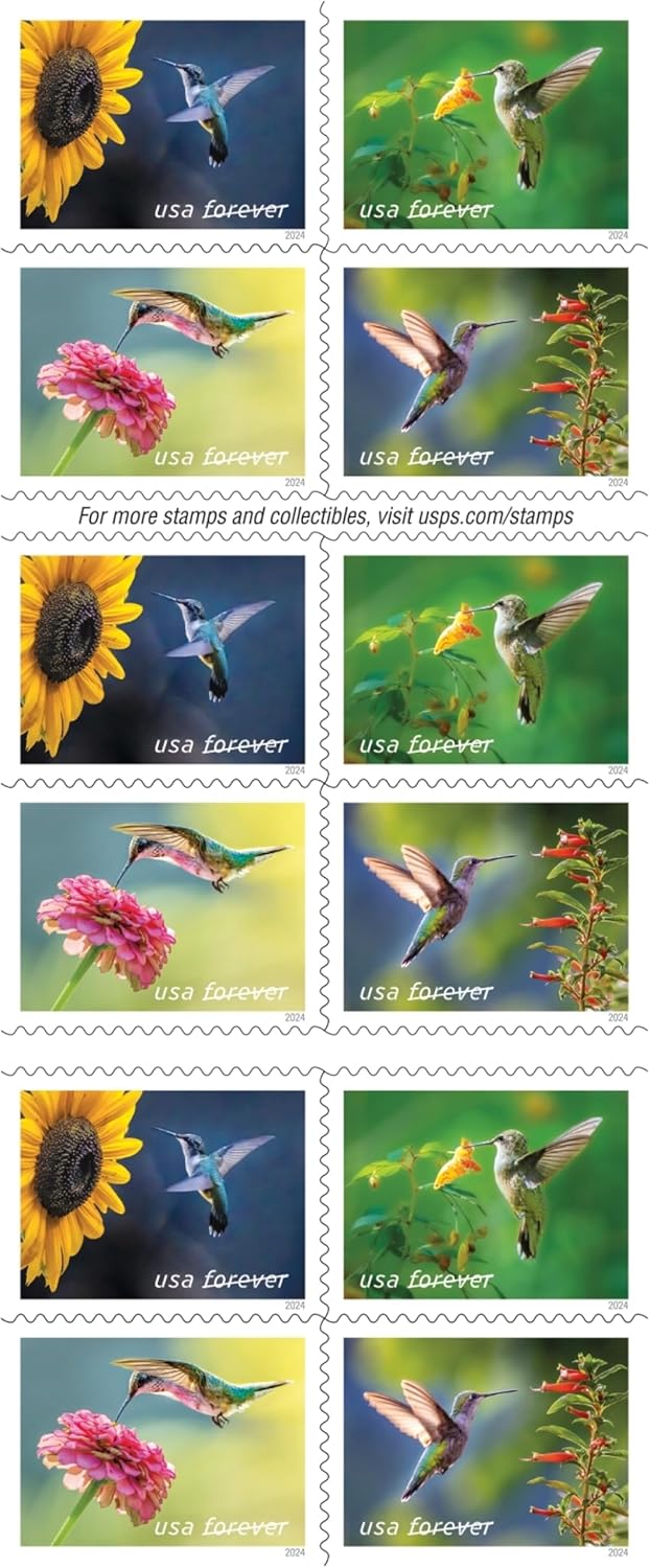 United States Postal Service Garden Delights (Booklet of 20) First-Class Mail Forever Postage Stamps Scott #5845-5848
