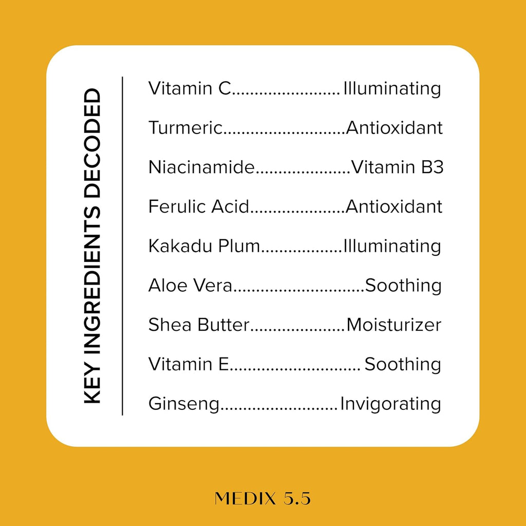 MEDIX Vitamin C Cream + Niacinamide Brightening Body Lotion | Anti Aging Moisturizer Vitamin C Lotion For Women & Men To Soften The Look Of Dark Spots, Wrinkles, & Uneven Looking Skin Tone, 15 Fl Oz