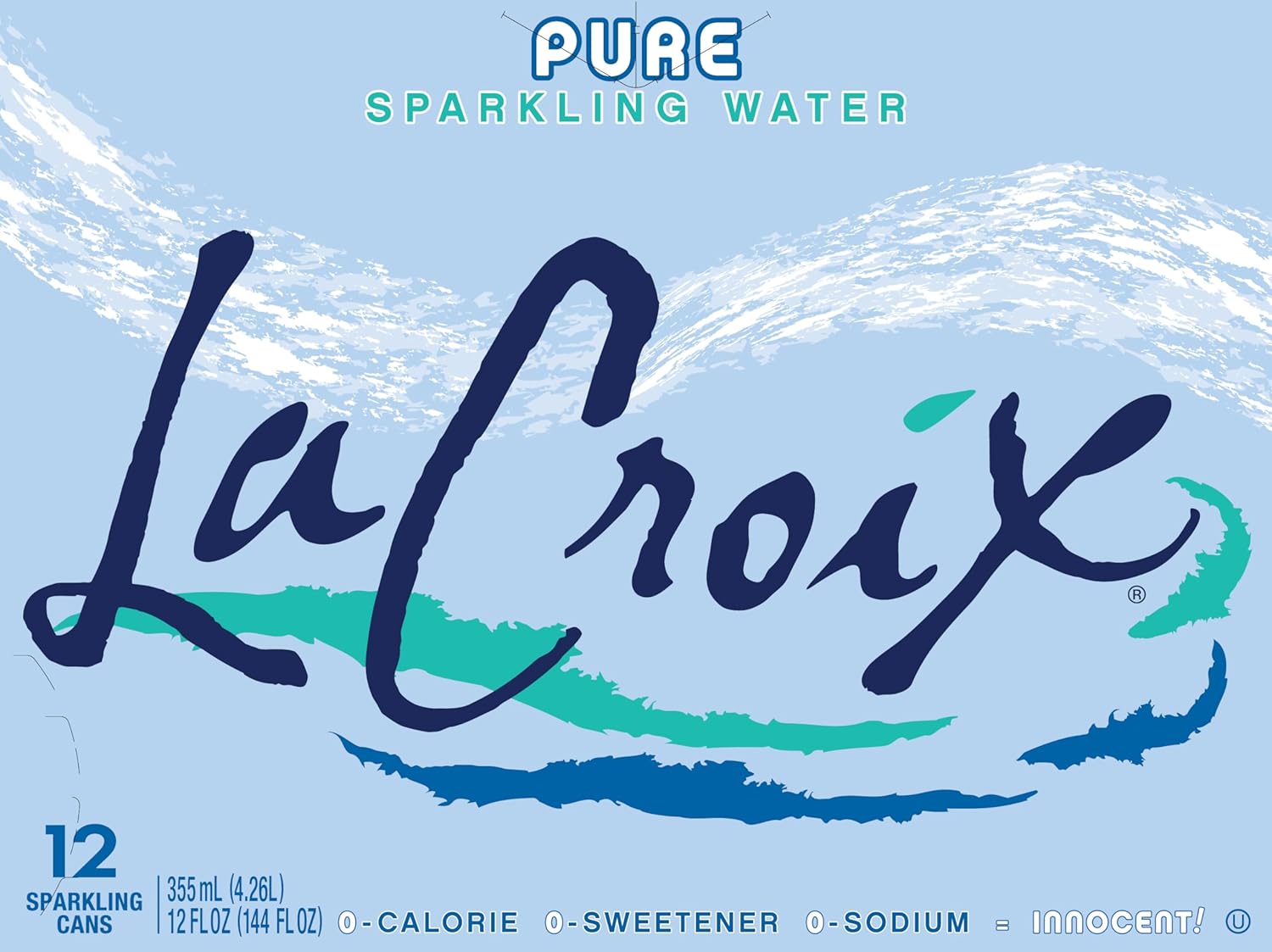 La Croix Sparkling Water, Pure, 12 Fl Oz (pack of 12)