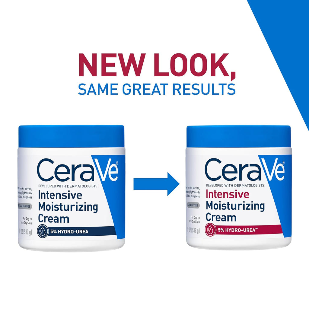 CeraVe Intensive Moisturizing Cream, Body Moisturizer With Shea Butter, 72H