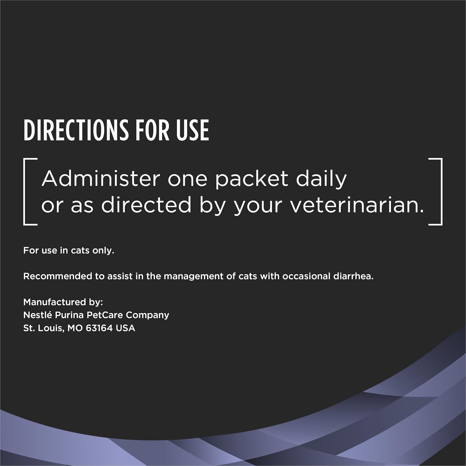Purina Pro Plan Veterinary Supplements FortiFlora Daily Probiotics for Cats for Digestive Gut Health and Diarrhea - 30 ct. Box