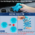 Fitosy Car Interior Duster Detail Brush Cleaning Gel Kit, Soft Dash Vent Dusting Slime Putty Detailing Brushes Accessories Essentials Supplies Tools for Auto,Truck,SUV,RV