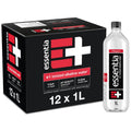 Essentia Water Bottled, Ionized Alkaline Water:99.9% Pure, Infused With Electrolytes, 9.5 pH Or Higher With A Clean, Smooth Taste, 1 Liter (Pack of 12)