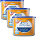 Arm & Hammer Fragrance Free Refillable Moisture Absorber and Odor Eliminator 14 oz. Tub