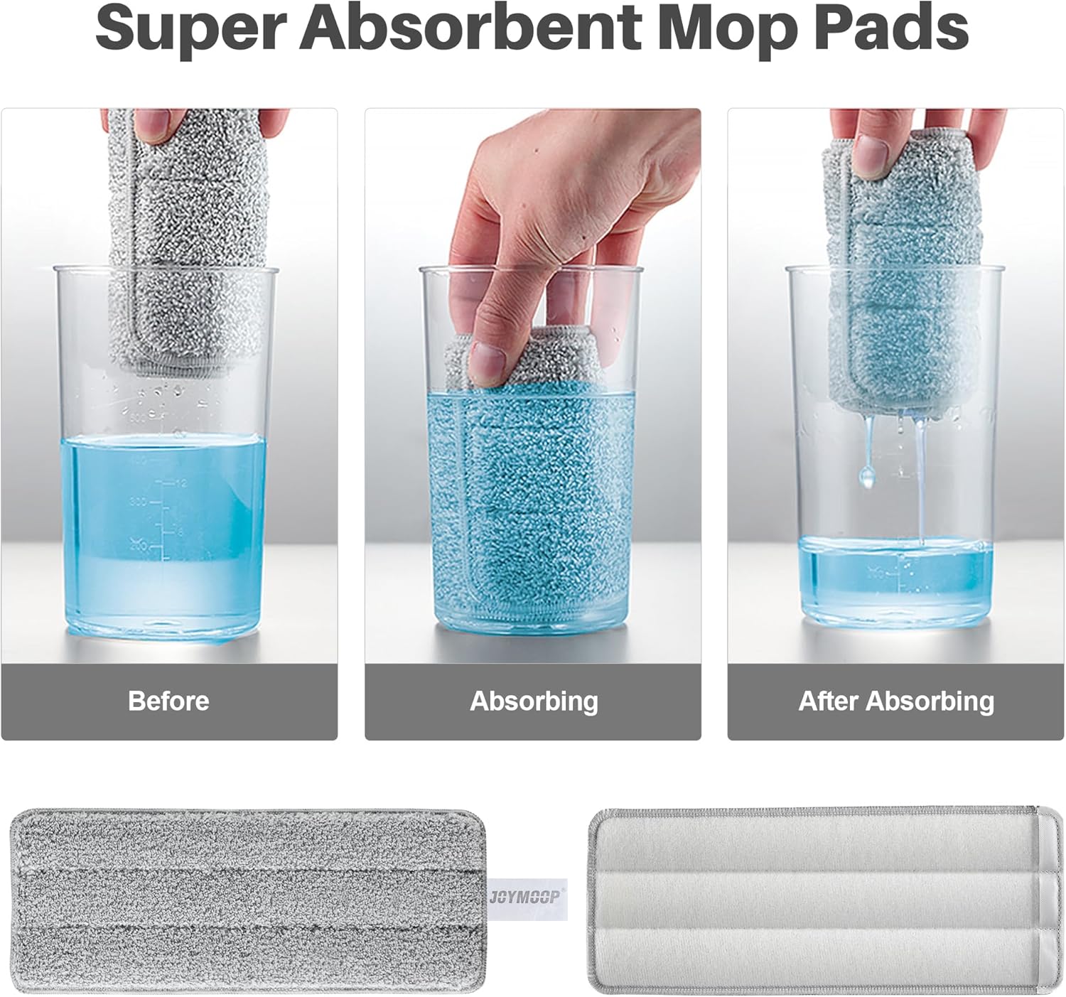 Wash Mop self cleaning bucket with mop wringer scraper
