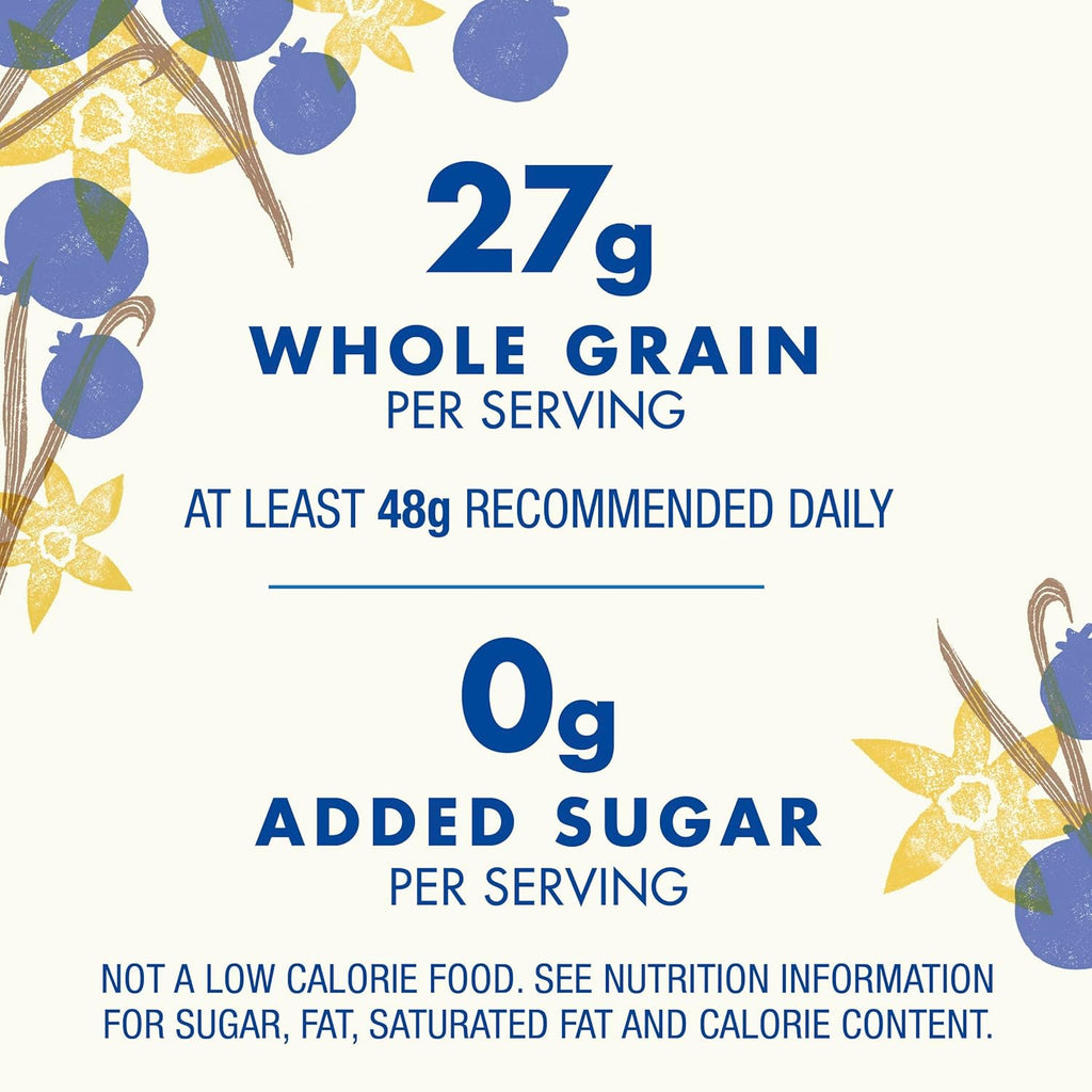 Cascadian Farm Organic Granola, No Added Sugar, Blueberry Vanilla Cereal, Resealable Pouch, 11 oz