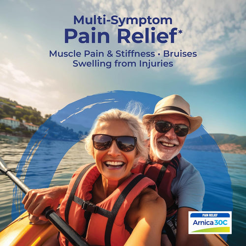 Boiron Arnica Montana 30C Homeopathic Medicine for Relief from Muscle Pain, Muscle Stiffness, Swelling from Injury, and Discoloration from Bruises - 3 Count (240 Pellets)