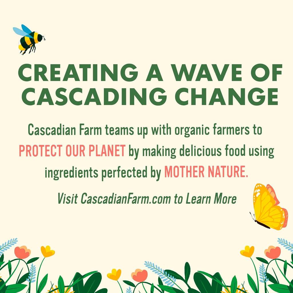 Cascadian Farm Organic Granola, No Added Sugar, Blueberry Vanilla Cereal, Resealable Pouch, 11 oz