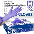 Supmedic Medical Soft Max™ Nitrile Disposable Gloves, 100 Ct Latex-Free Powder-Free Food Safe Cooking Cleaning Lab Exam Glove