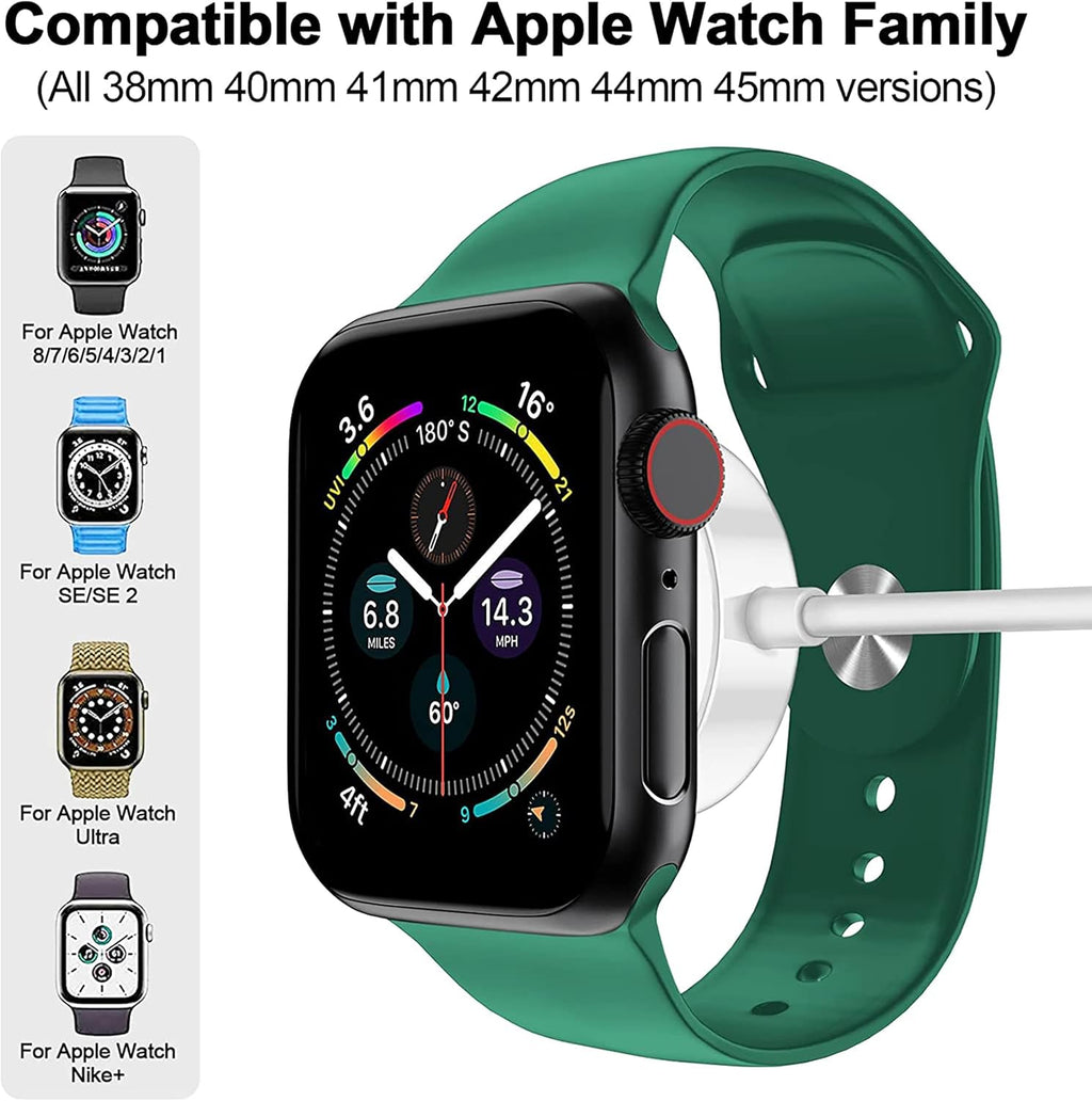 𝟐𝟎𝟐𝟔 𝐔𝐩𝐠𝐫𝐚𝐝𝐞𝐝 Magnetic Charging Cable for Apple Watch Charger,[USB C Port] Wireless Charging Cable Compatible with iWatch Series Ultra/10/9/8/7/6/SE/SE2/5/4/3/2[3.3FT/1M]-White