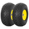 2 Pack 15x6.00-6 Lawn Mower Front Tire and Wheel Assembly, Fits John Deere