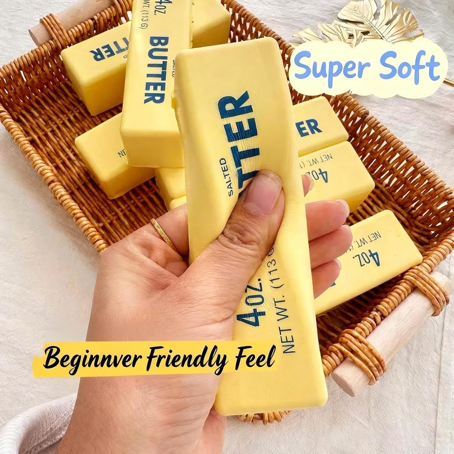 Midou Slow Rising Dumpling Squishy Butter Squeeze Toy Pack Sensory Stress Relief Squishies Soft & Stretchy Fidget Toys for Anxiety Relief Party Favors (Dumpling Squishy Butter)