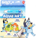 Horizon Group USA Bluey Aqua Art - Reusable Water Reveal Activity Pages With Water Pen for No-Mess Drawing and Coloring