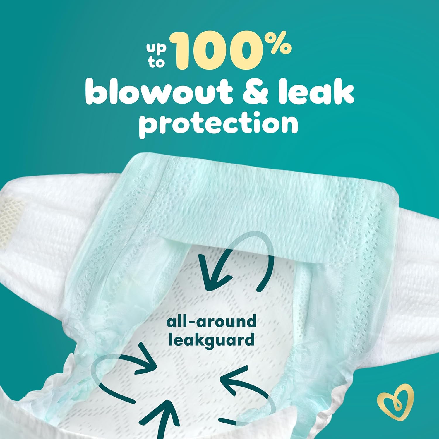 Pampers Swaddlers Diapers, Size 4 (15-34 lbs), 150 Count, Absorbent, Keeps Baby Dry and Comfortable, Skin Safe Disposable Baby Diaper (Packaging May Vary)