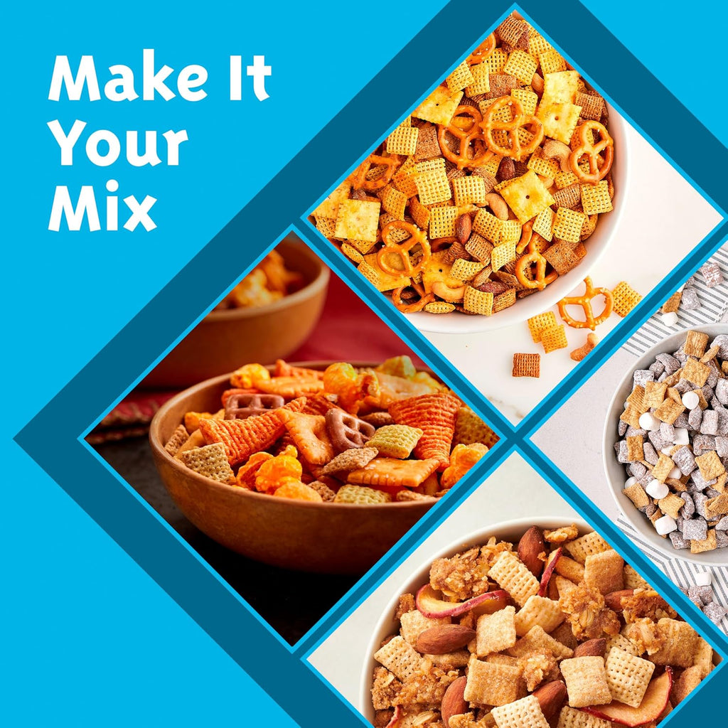 Rice Chex Gluten Free Breakfast Cereal, Homemade Chex Mix Ingredient, Family Size, 18 oz