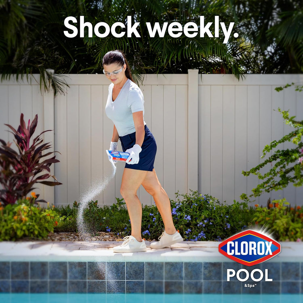 Cloroxå¨ Pool&Spa‰ã¢ Shock XTRABLUEå¨ Plus, Kills Bacteria & Algae in